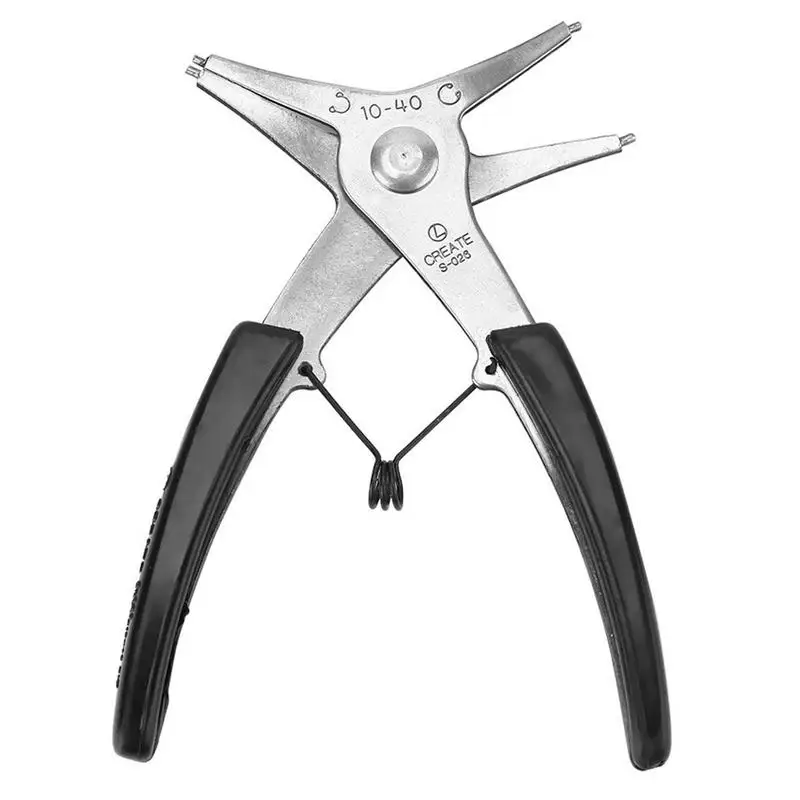 

Dual-Purpose Circlip Pliers Internal And External Circlip Pliers 2 In 1 Snap Ring Plier Dual-purpose Snap Ring Plier Circlip