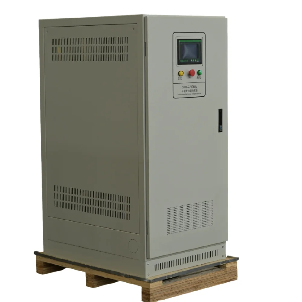 Industrial 50kva 80kva 100kva  Servo Power Voltage Regulator 380V Three Phase Voltage Stabilizers for Laser Cutting