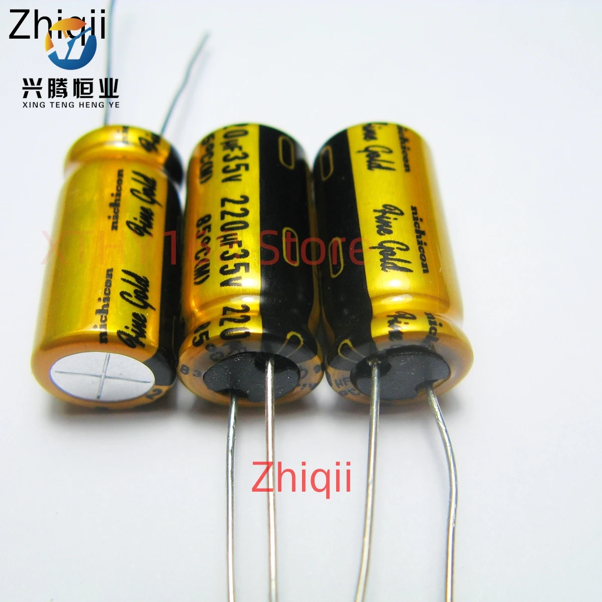 8pcs/lot Nichicon FG (fine gold) series 220uF 35V 10*20mm Original new 35V220UF Electrolytic capacitor 220UF/35V Audio capacitor