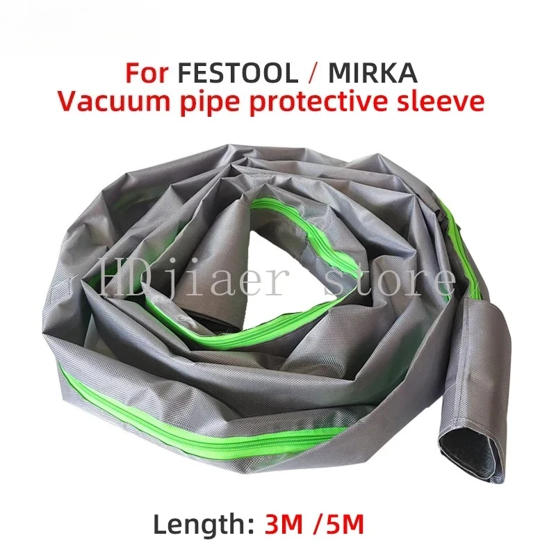 

3.5m / 5m Vacuum Pipe Protective Sleeve - Ideal for MIRKA/FESTOOL Vacuum Cleaner Dust Hoses