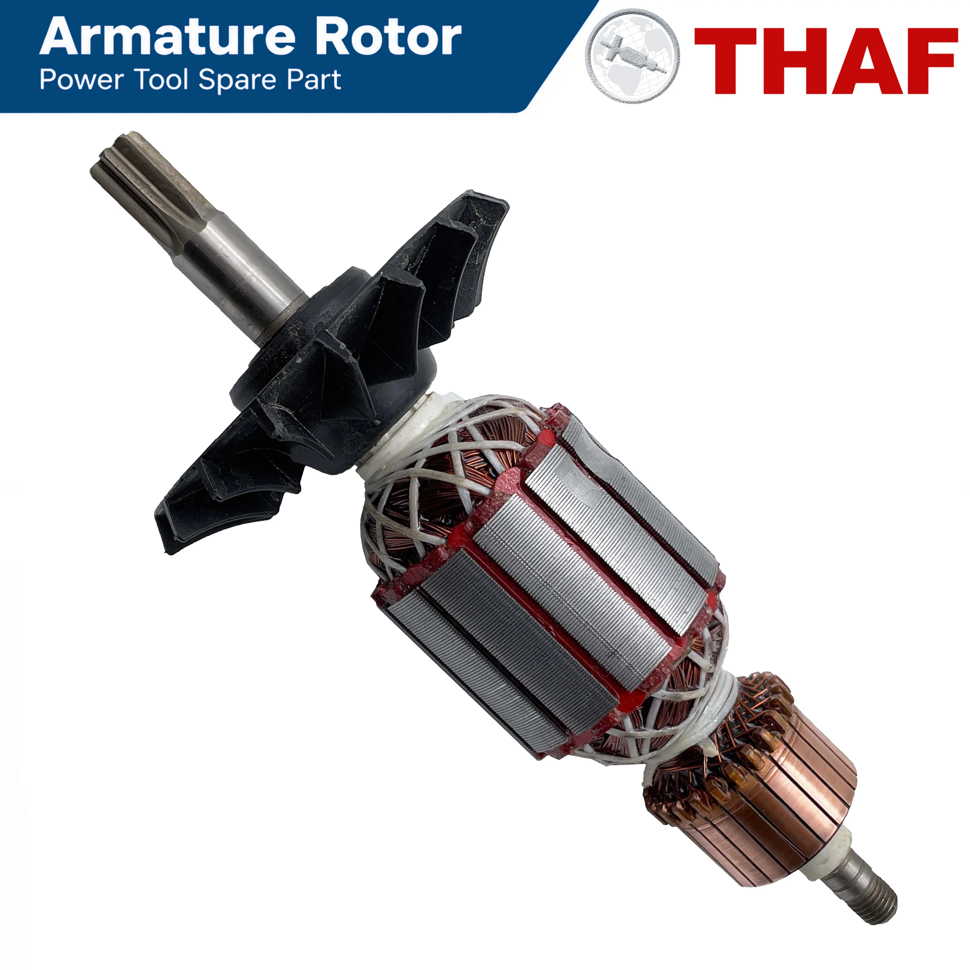 AC220V-240V GBH38 GSH4 GSH5CE Armature Rotor Anchor Motor Replacement Spare Parts For BOSCH Rotary Hammer GBH 38 GSH 4 GSH 5 CE