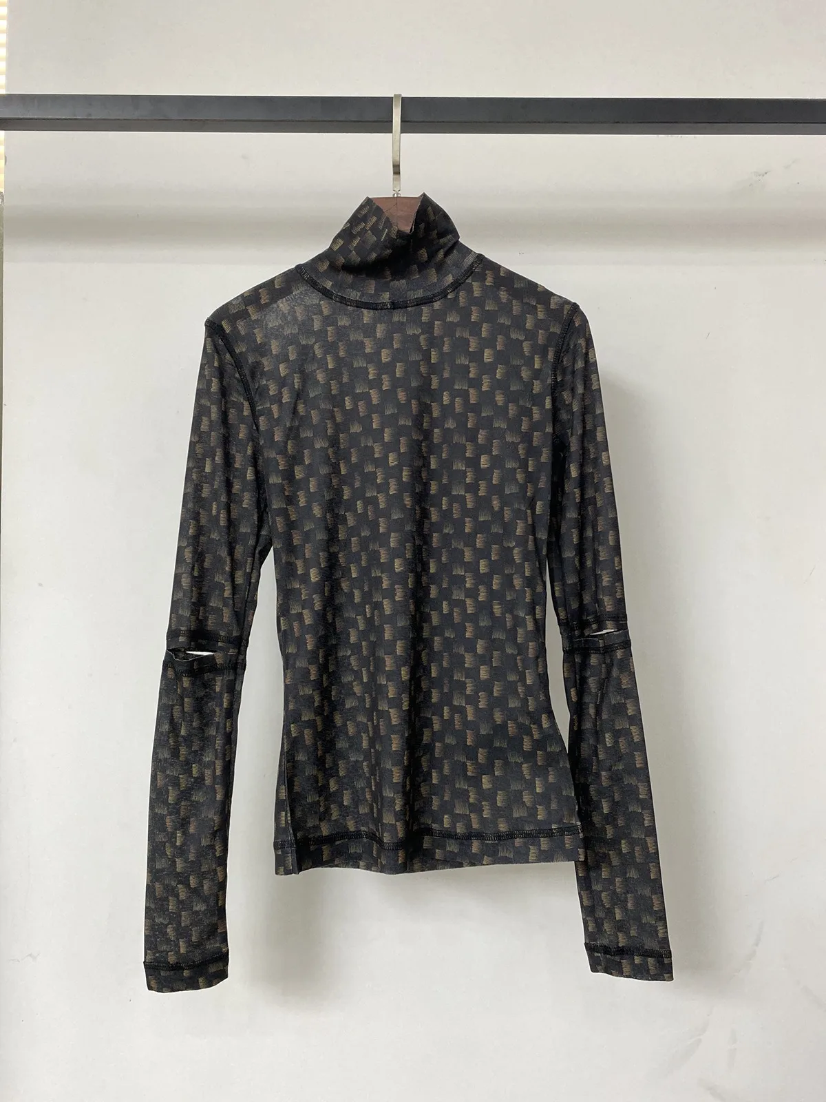 Maxdutti Fashion Vintage Casual Women Basic Shirt Pullovers Plaid Printed Long Sleeved T-shirt  Tops