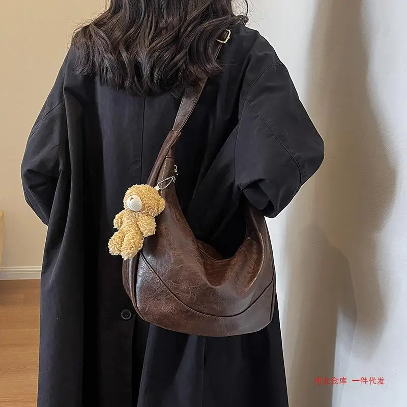 

Chic 2025 Quilted Crossbody Bag for Women, Elegant Top Handle Sling, Fashionable Bag with Inner Pockets for Travel & Dating​