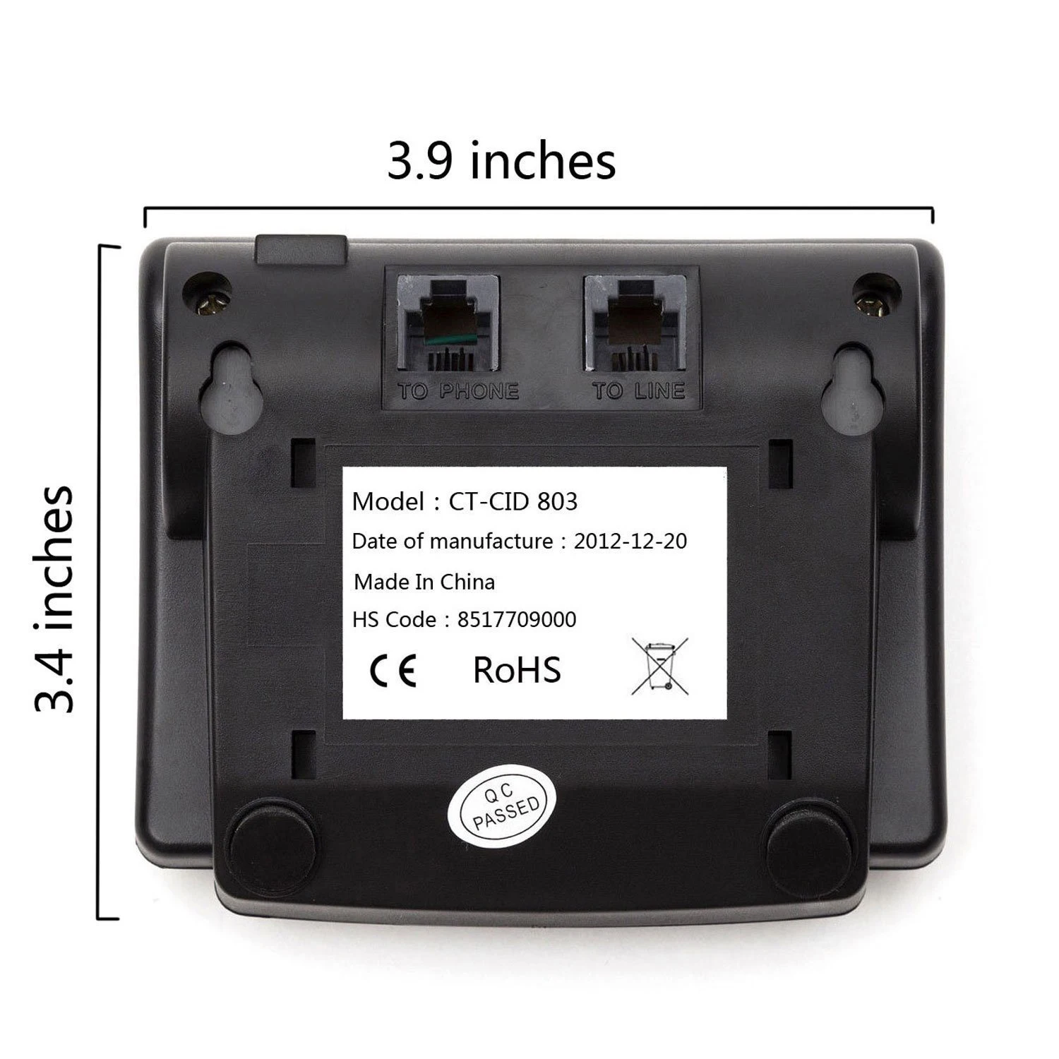 صندوق مانع الاتصال للهواتف الأرضية، سعة 4000 رقمًا - لمنع الأرقام المخفية، ومكالمات Telemarketer، ومكالمات Nuisance