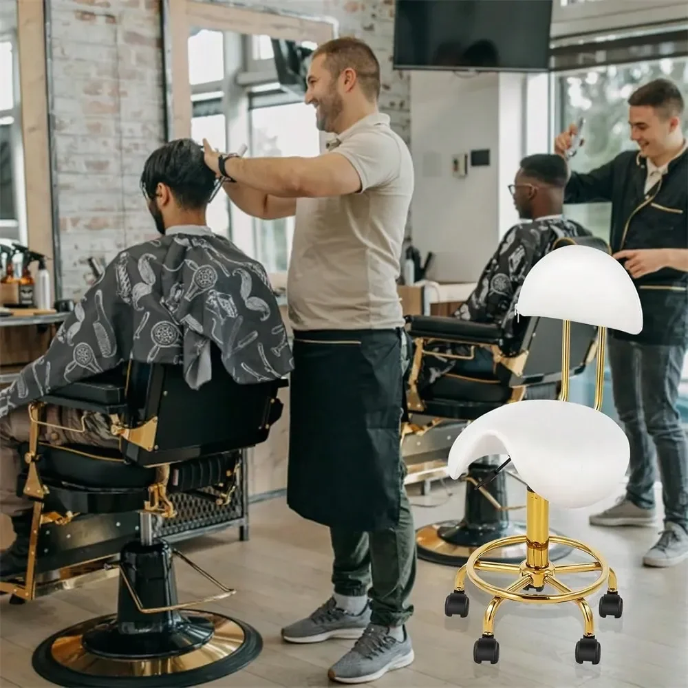 

Chair Rolling Swivel Chair With Soft Comfortable Cushion And Wheels Hydraulic Stool For Home Office Tattoo Salon Shop Use With