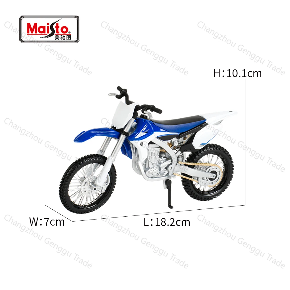 Maisto 1:12 Yamaha YZ450F Die Cast Vehicles Collectible Hobbies Motorcycle Model Toys