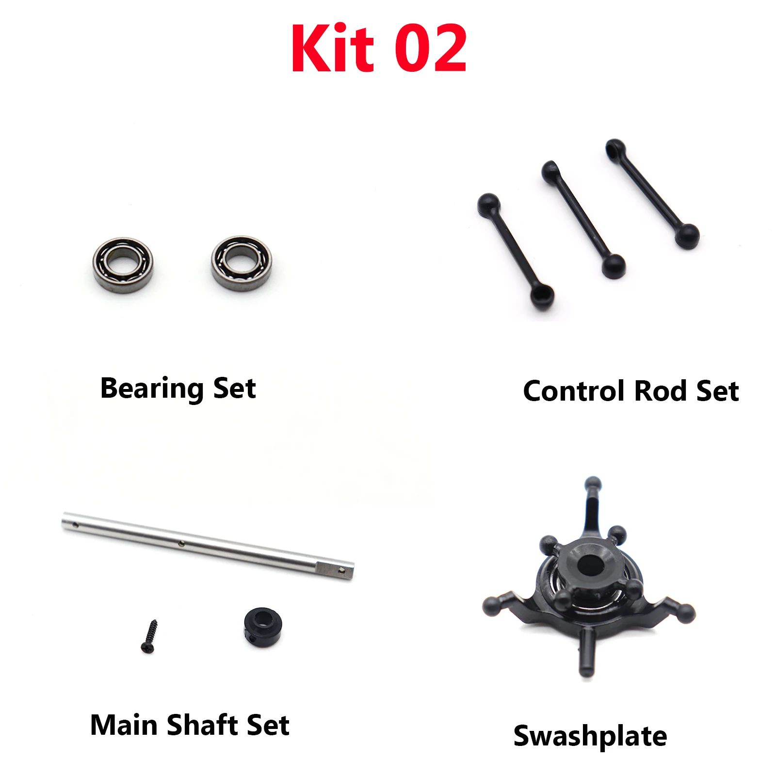 Original Spare Parts for C186 Pro BO105 RC Helicopter Body Shell Receiver Servo Motor Blade Accessories