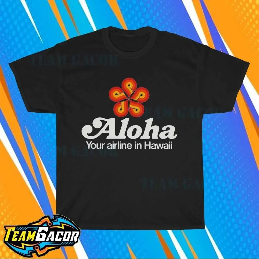 Aloha Airlines Logo Men's T-Shirt Funny Size S to 5XL