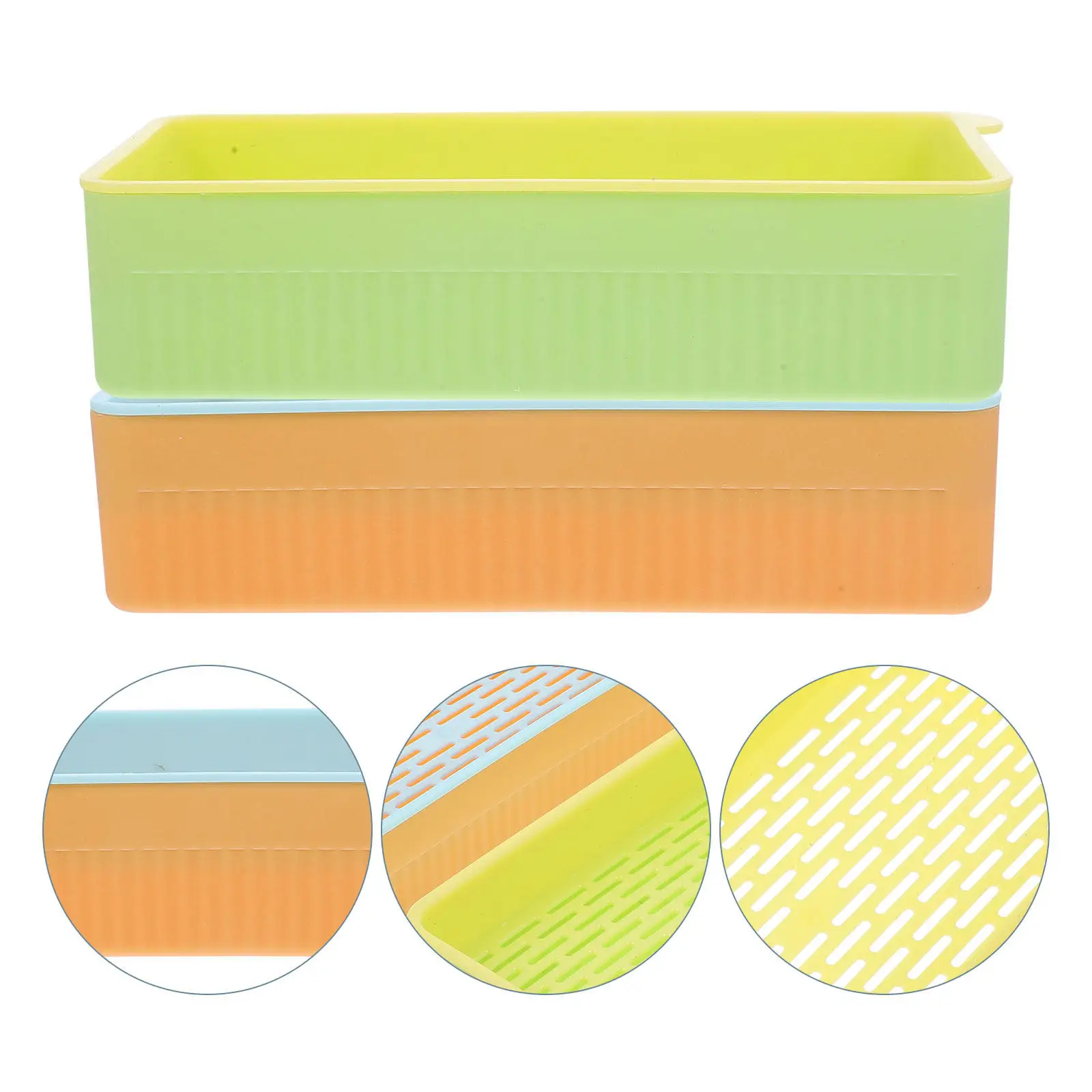 

Набор из 2-х гидропонных контейнеров для выращивания кошачьей травы: устойчивые пластиковые ящики для беспочвенного выращивания, удобный гидропонный комплект для домашних кошек