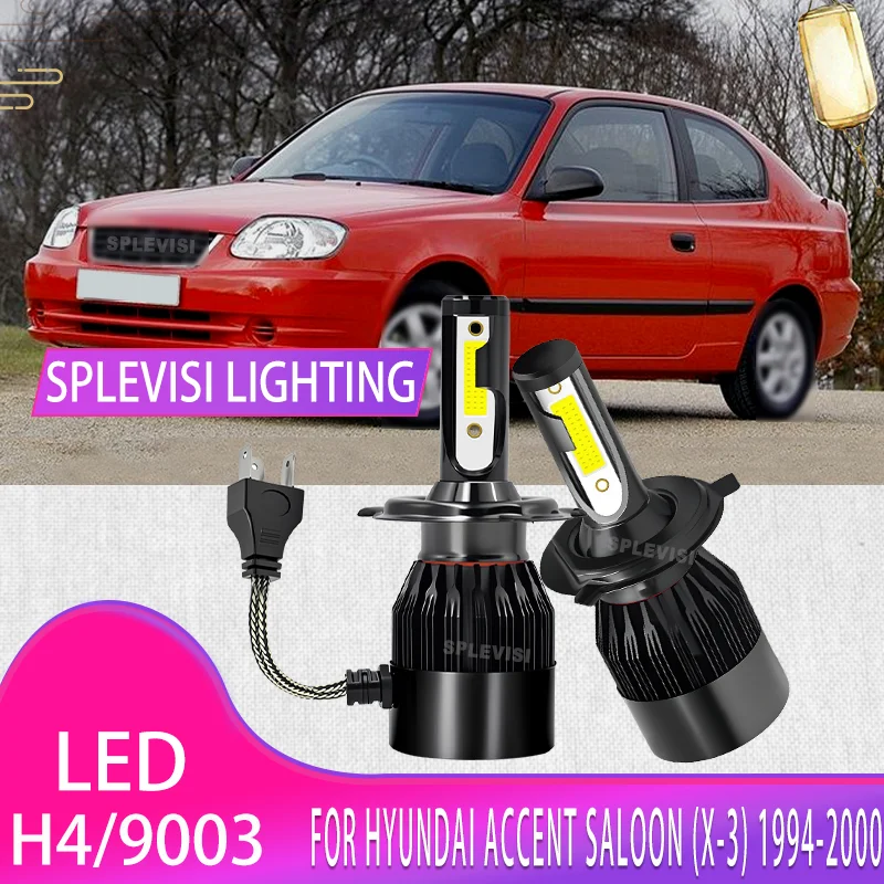 

easy the installation plug-and-play 2pcs Car Headlight Bulb For Hyundai Accent Saloon (X-3) 1994 1995 1996 1997 1998 1999 2000