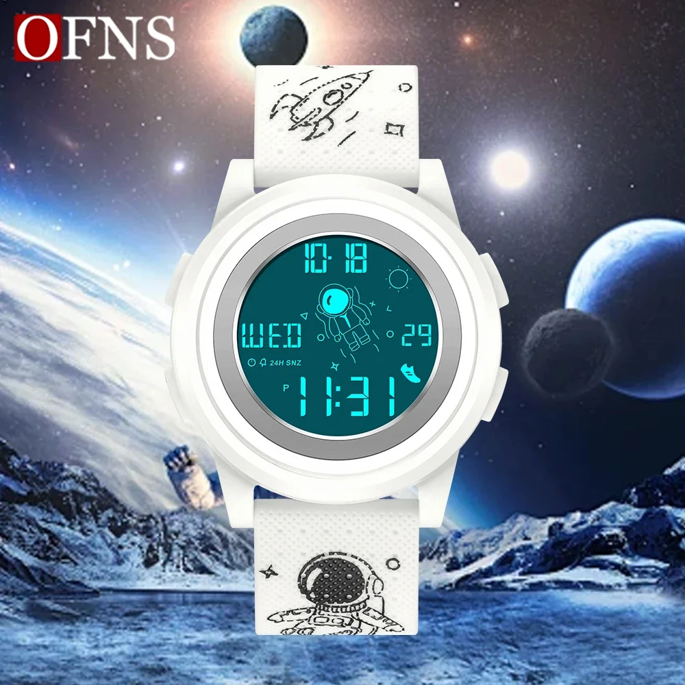 

OFNS 2122 New Electronic Digital Watch Men's Sports Timing Code Date Table Waterproof Men's Electronic Watch 2024