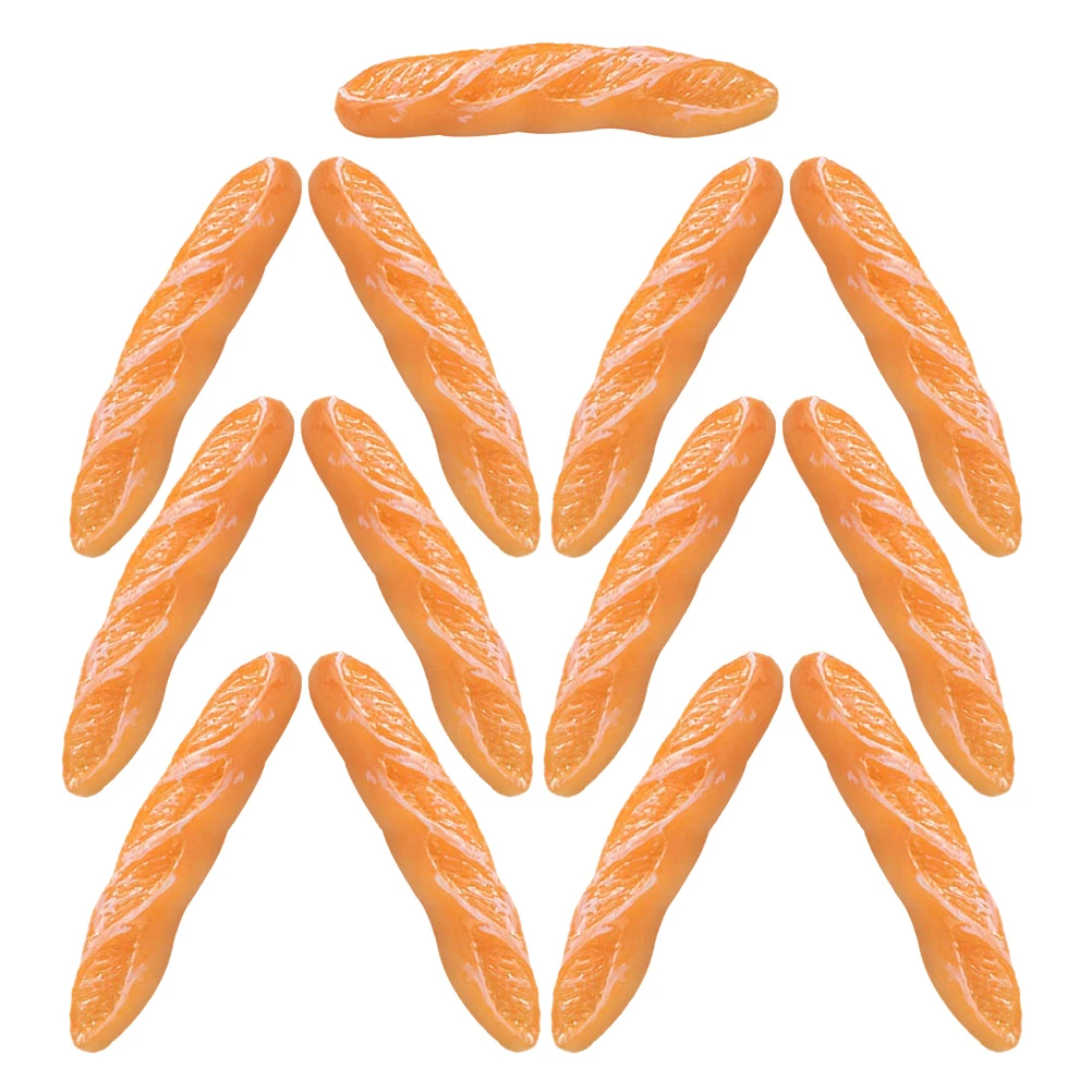 

13pcs Mini Simulated Bread Realistic Details Dollhouse Food Resin Ornament Decor Artificial Bakery Prop Photo Model