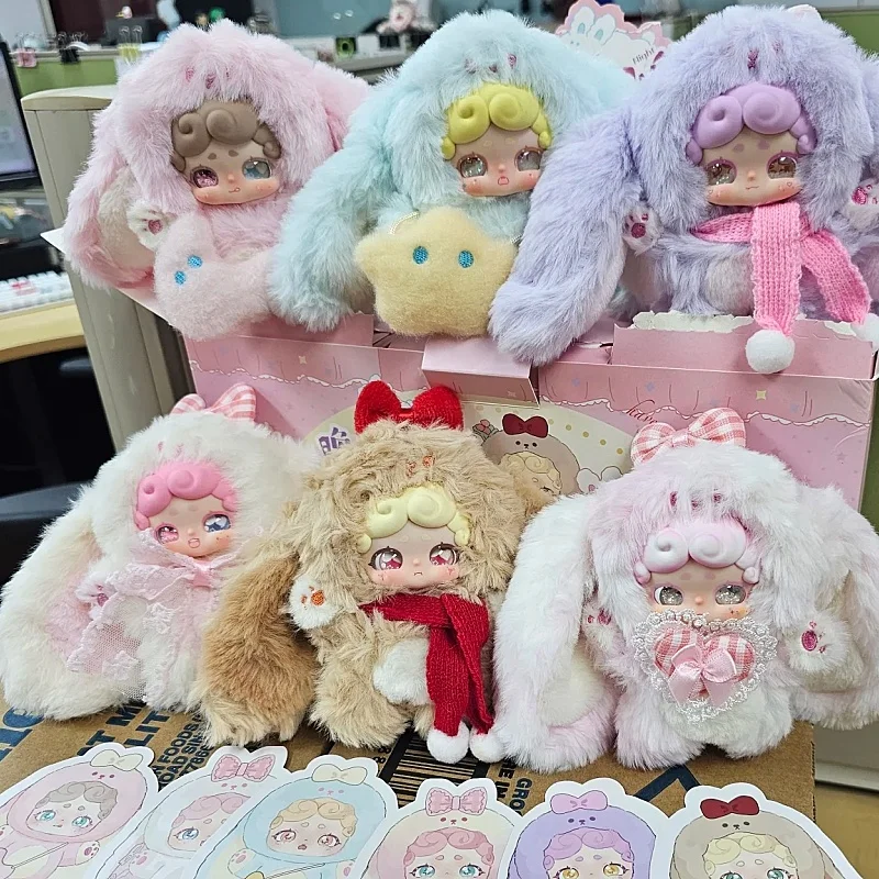 

Luckydeernai Good Night Bunny виниловая плюшевая кукла слепая коробка Kawaii милый кролик аниме фигурка кулон игрушка-сюрприз