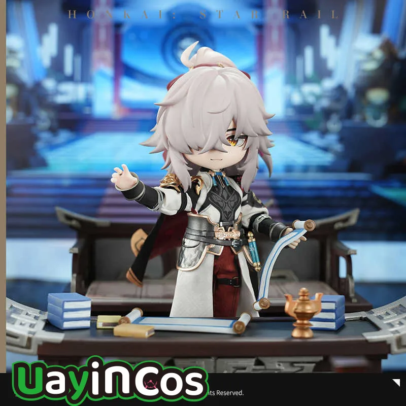 

16 см официальная фигурка Honkai Star Rail Jing Yuan, аниме-игра, милая фигурка, модель, статуя, кукла, орнамент, игрушки для детей, подарки, косплей