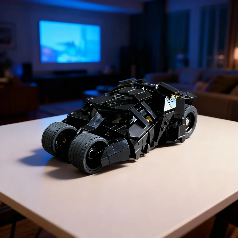 

516 деталей MOC: Модель Тумблера из «Темного рыцаря» (DCD) — Супергерои, Бэтмен. Конструктор, игрушка, подарок, креативный коллекционный предмет для демонстрации на столе.