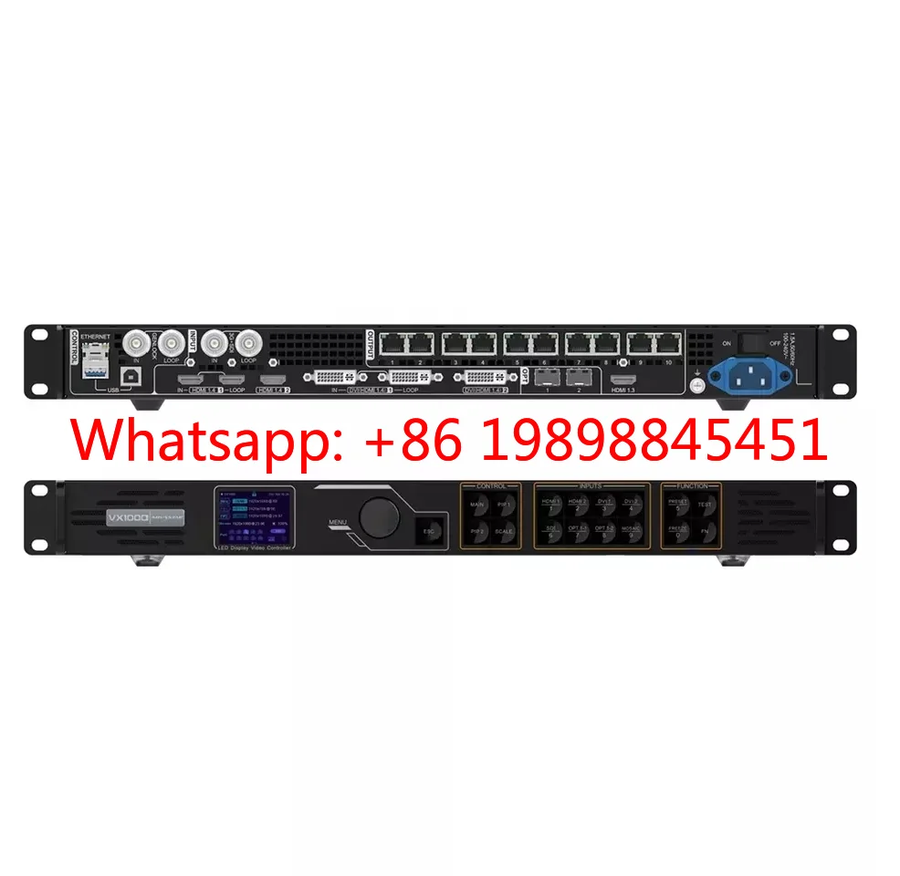 Procesador LED Novastar VX1000 4K, 10 Puertos, 6.5M Píxeles, Controlador Todo en Uno