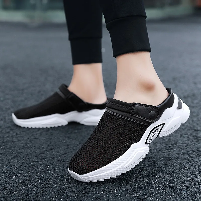 Men's Sandals Mesh Breathable Sandals Beach Slippers