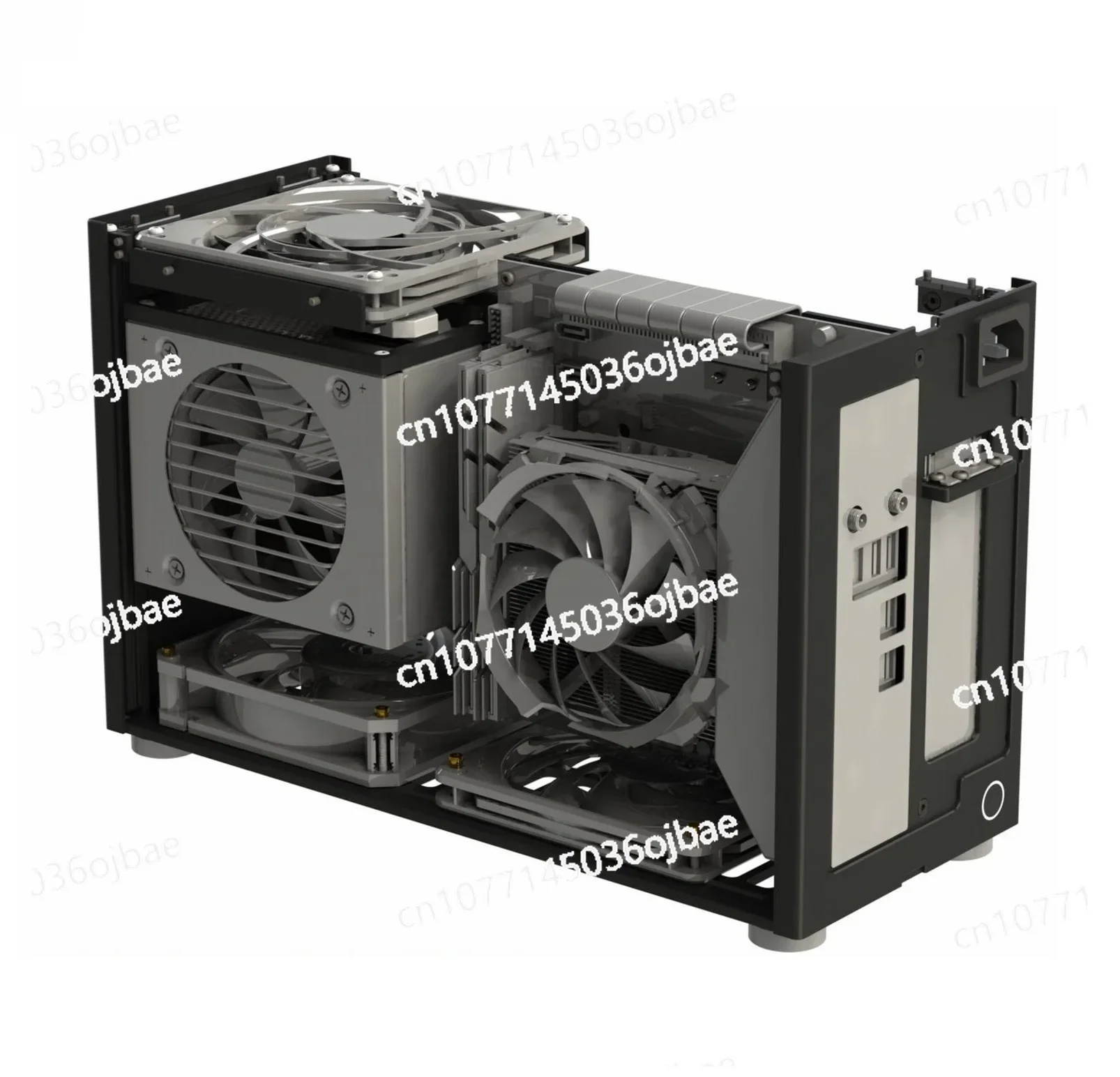 [Off the shelf] ZS-A4 modular itx computer case version V3.2 8.4L volume all aluminum sfx