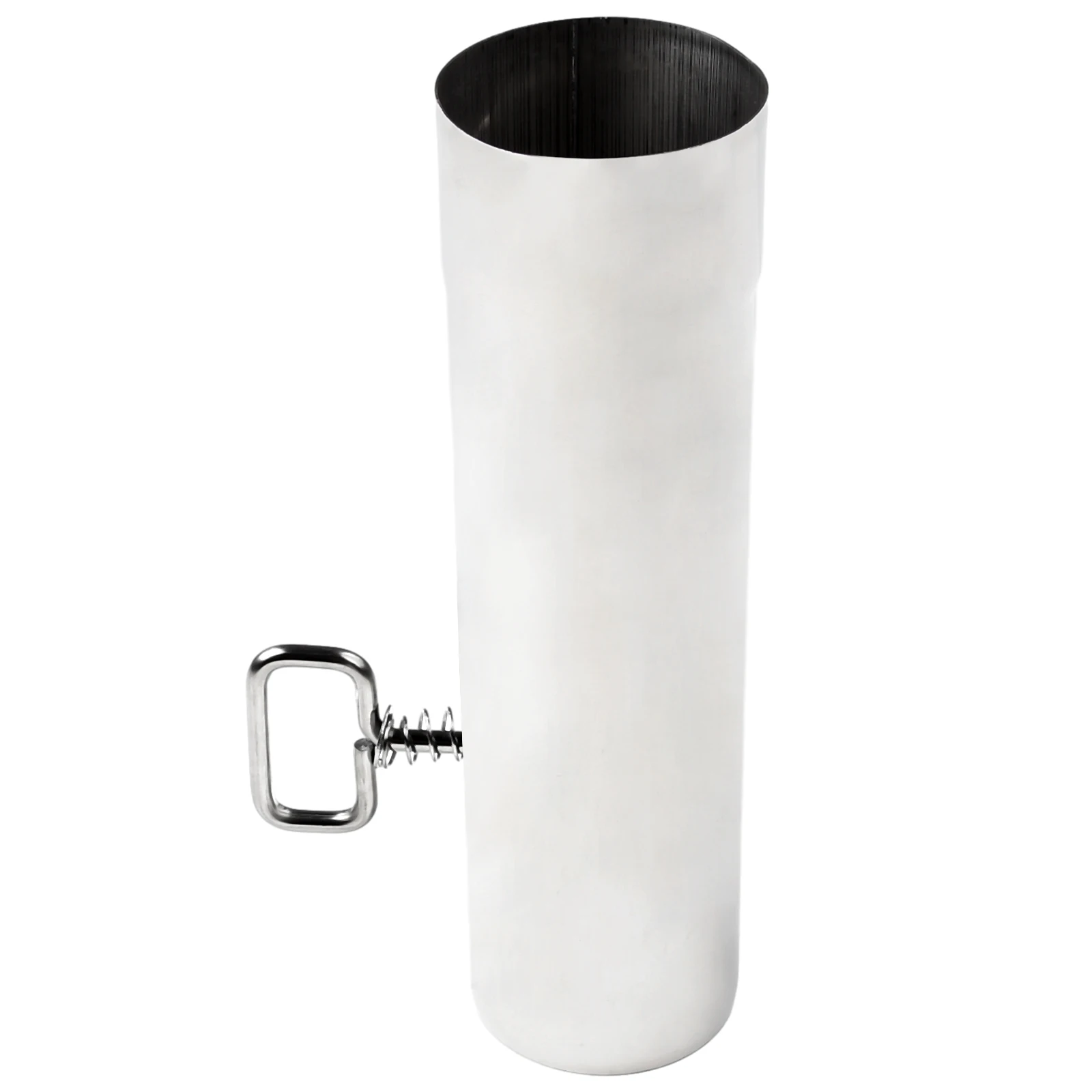 60mm Stainless Steel Stove Pipe Flue Adapter for Wood Burning Stove Chimney Teepee Outdoor Fireplace and Furnace Ventilation