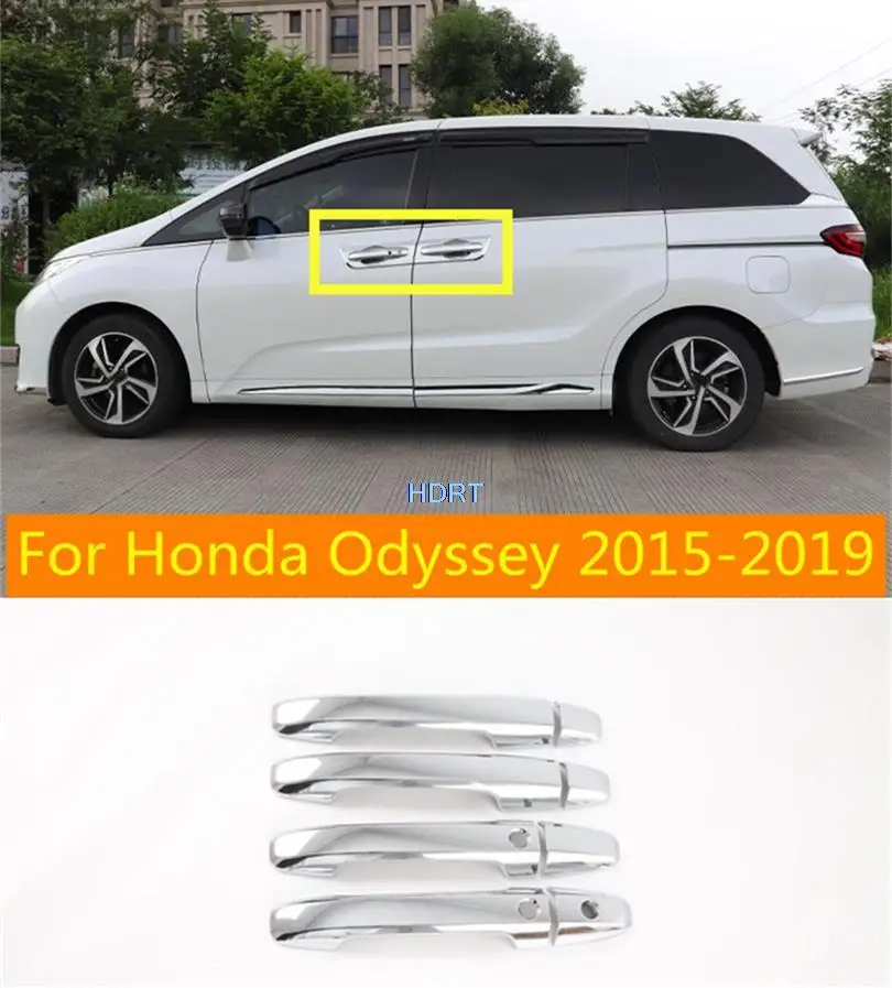 

Для Honda Odyssey 2015 2016 2017 2018 2019 аксессуары из углеродного волокна автомобильный Стайлинг протектор двери ручка чаша рамка Крышка отделка