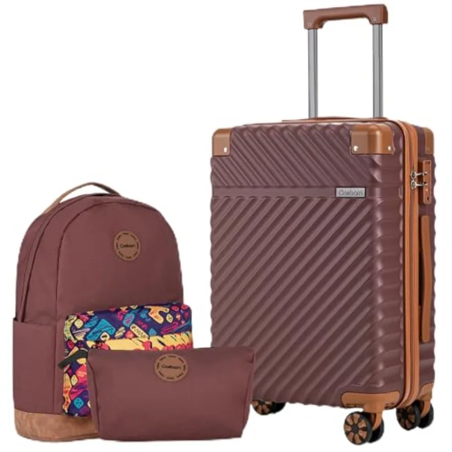 

Carry On Luggage 22x14x9 Airline Approved, Hardside 20 Inch Carry on Suitcases with Wheels, Hard Shell ABS Lightweight Carry on