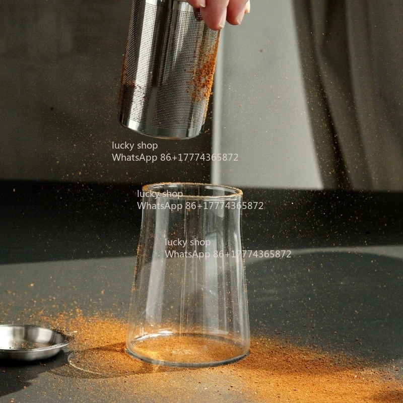 Single Product Coffee Powder Cup, Powder Sieve To Remove Fine Powder Glass