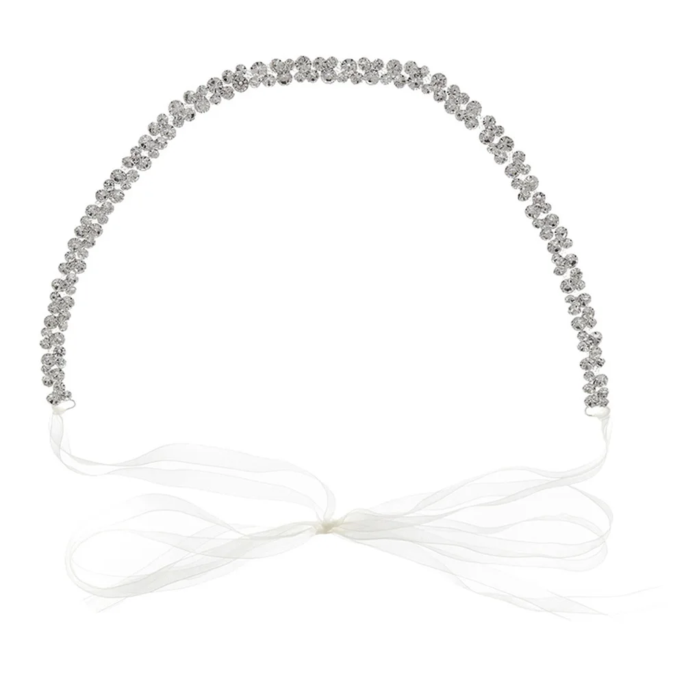 

1Pcs Wedding Dress Belt Rhinestone Bride Waistband Silver Bridal Accessory Crystal Alloy Waist Belt Elegant Design