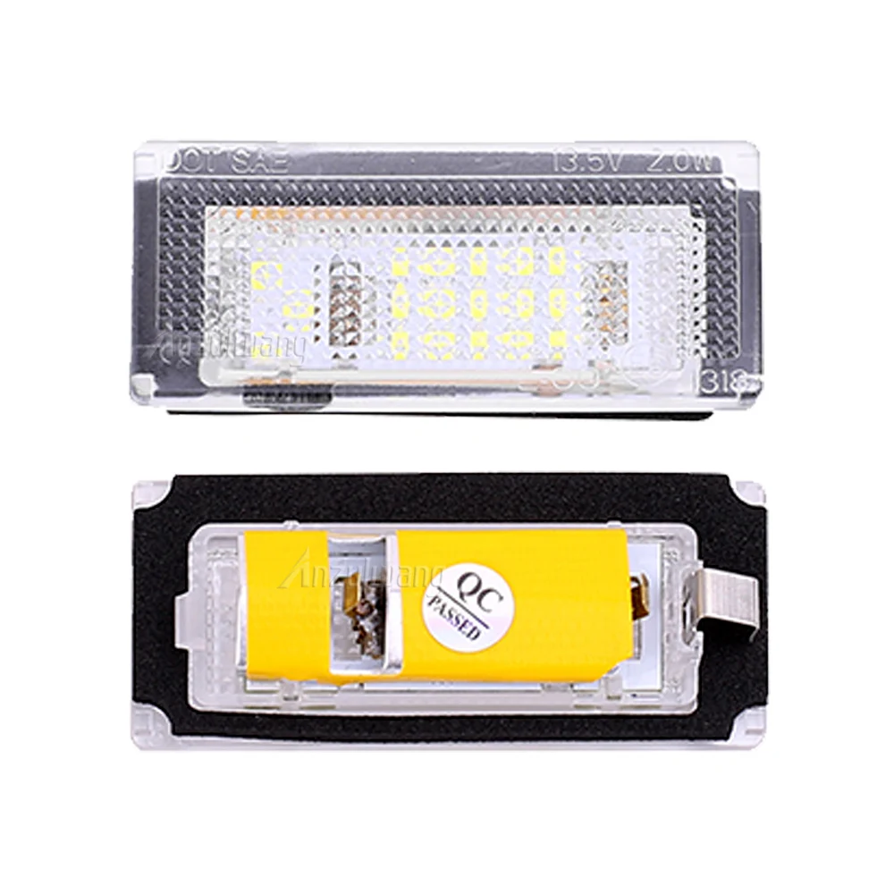 2PCS Error Free LED Number License Plate Light Lamps For MINI R50 2002-2006 R52 Convertible 2004-2006 R53 Coopers 2001-2006