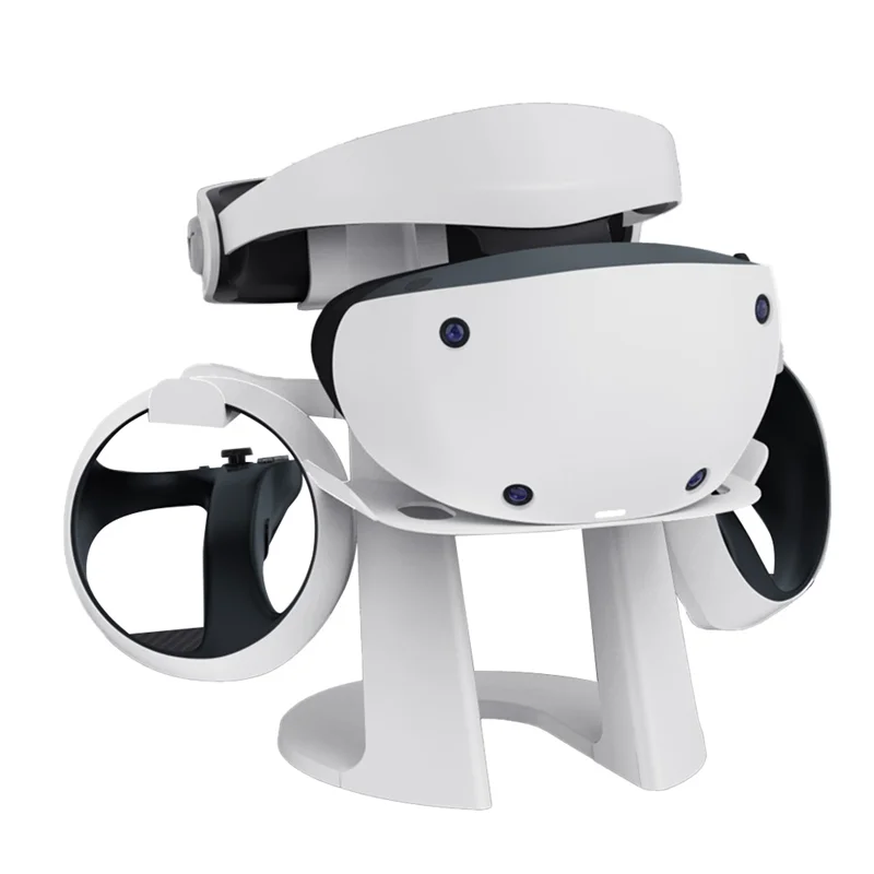 For PSVR2 VR Stand Portable VR Glasses Display Stands Helmet Base Holder for VR Equipment Accessories,White