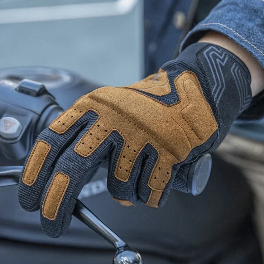 Motorcycle Gloves Cycling Gloves All Refer To The Male and Female Summer Anti-fall Motorcycle Accessories   1 pair