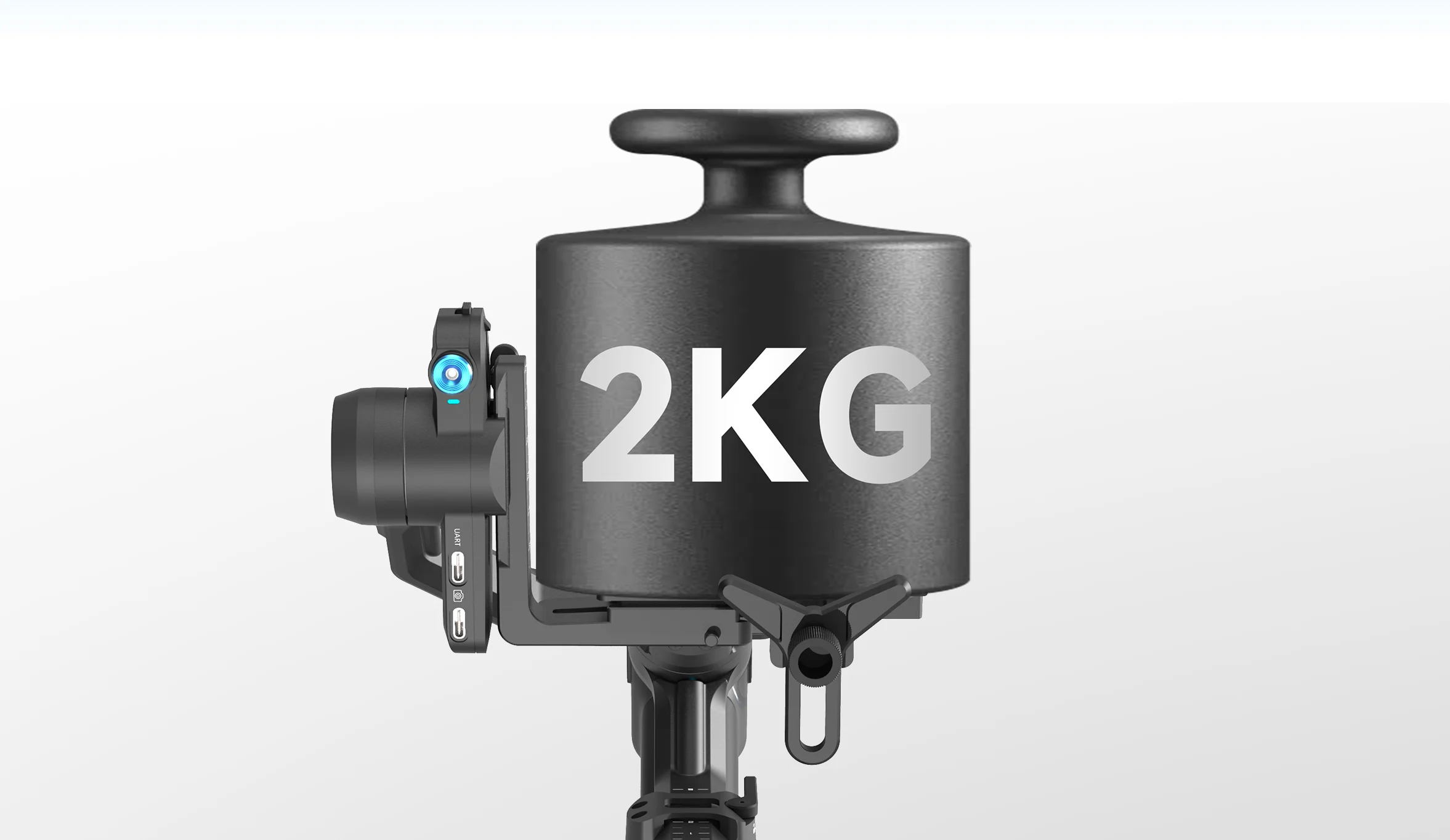 FeiyuTech SCORP Mini 3 Gimbal-Stabilisator für Smartphone, integriertes AI-Tracking-Modul, Lüfter, 2 kg Nutzlast mit integriertem Griff – Detail 8