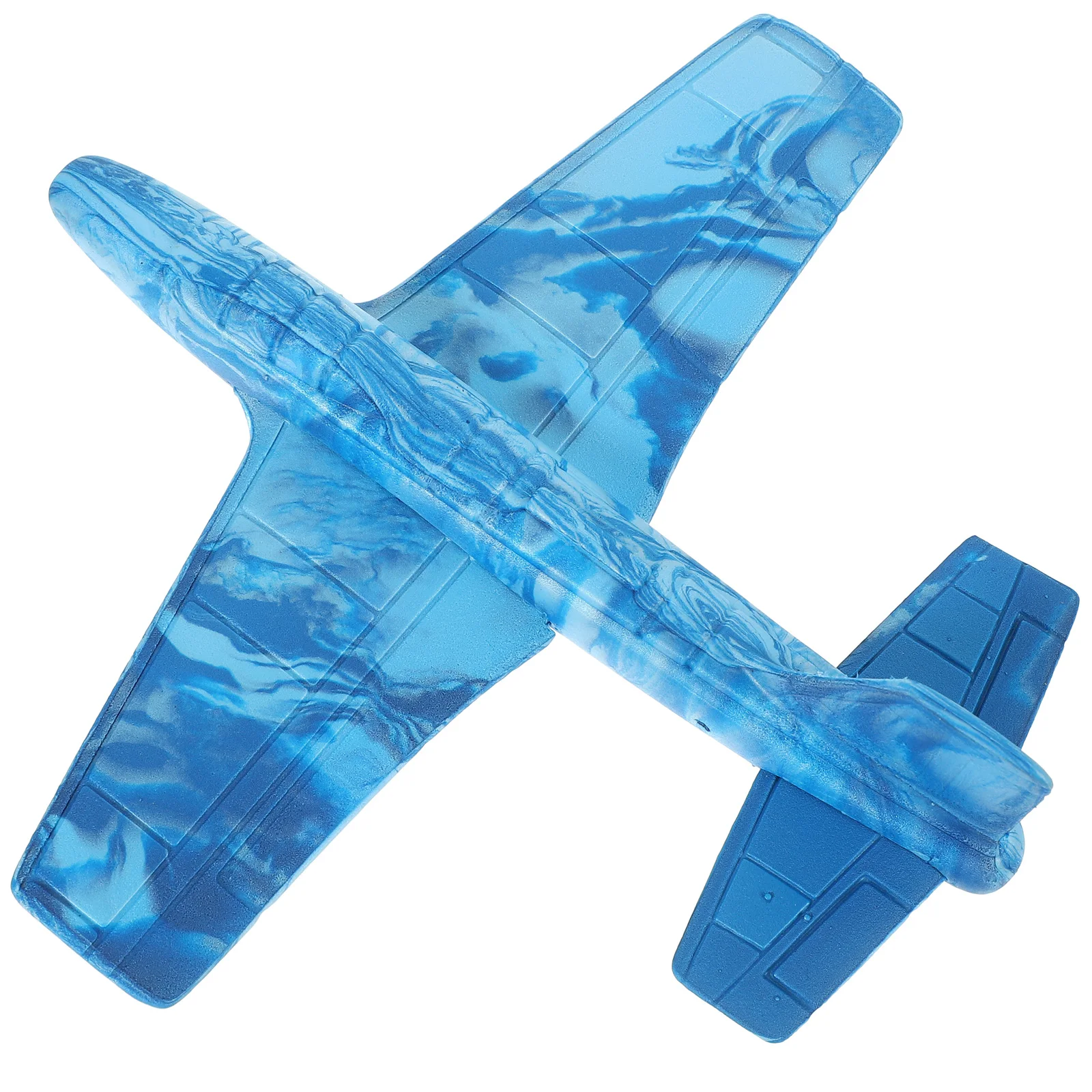 

Glider Plane Toy Stable Funny Creative Children Kids Outdoor Mini Camouflage Blue Non powered Foam Simple Skill