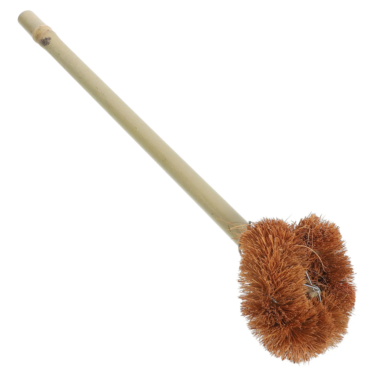Long Handle Seafood Brush Abalone Cleaning Tool Bamboo Handle Soft Bristles Kitchen Dish Wash Scrubber for Lobster Crab Shrimp
