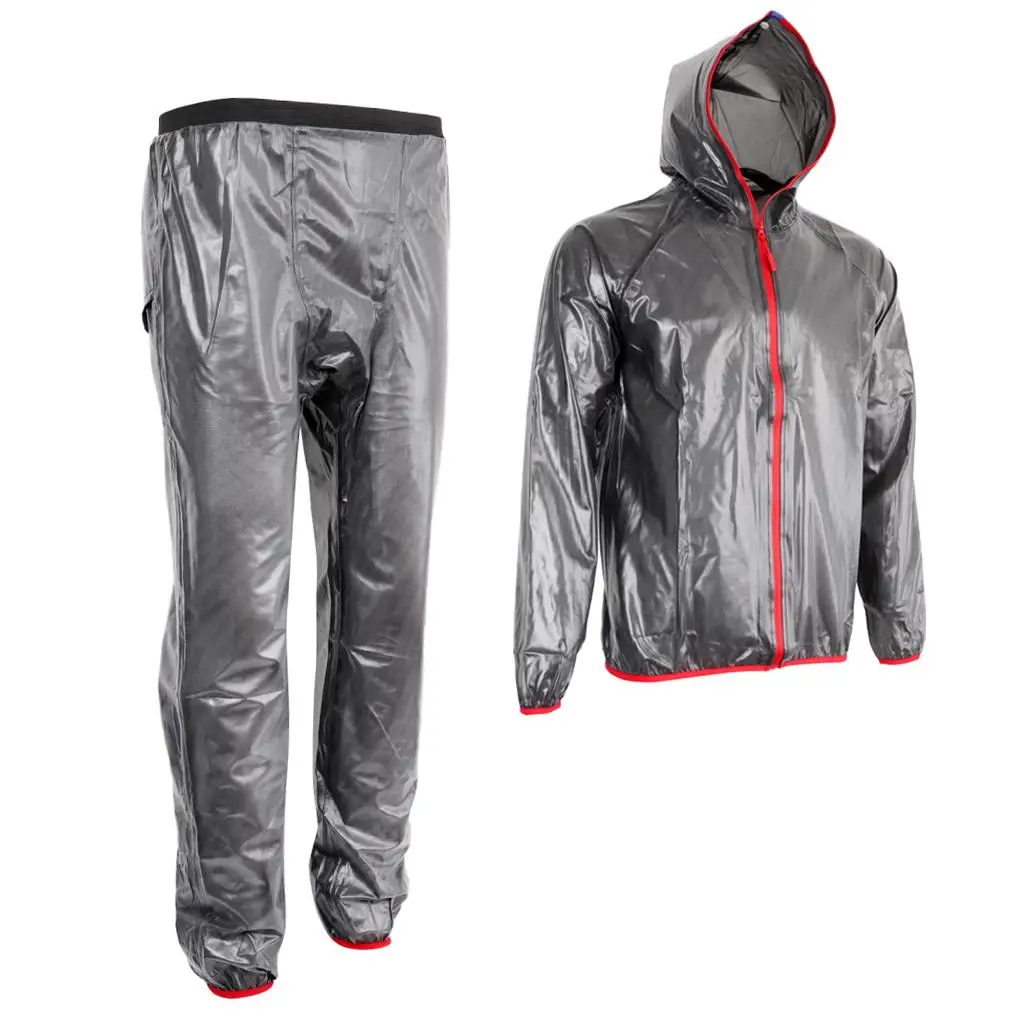 

Outdoor Raincoat Waterproof Windproof Cycling Jersey Rain Coat and Pants Set