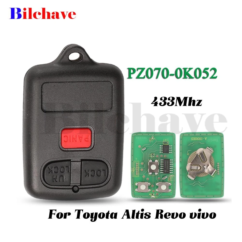 

jingyuqin FCCID:PZ070-0K052 3BTN Mando a distancia FOR Toyota Altis Revo vivo mando a distancia de 433Mhz para