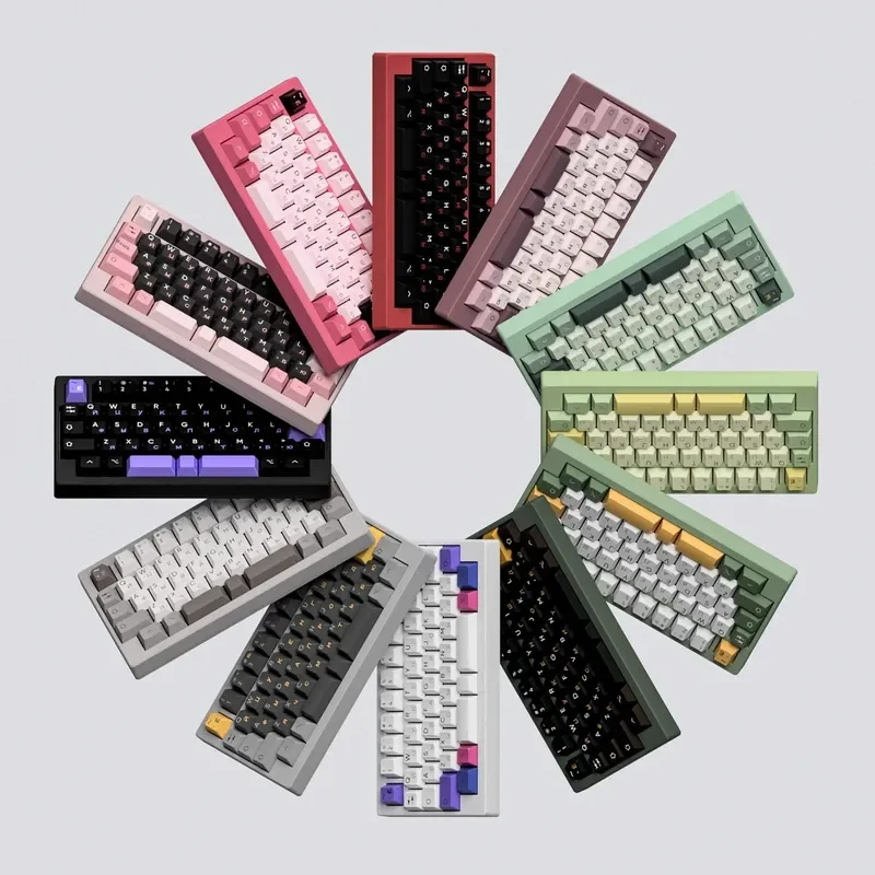 Raven50 Mechanical Keyboard Kit tri-Mode Wireless Bluetooth Keyboard Gasket Custom Single Key Slotting Keyboard Kit Accessories