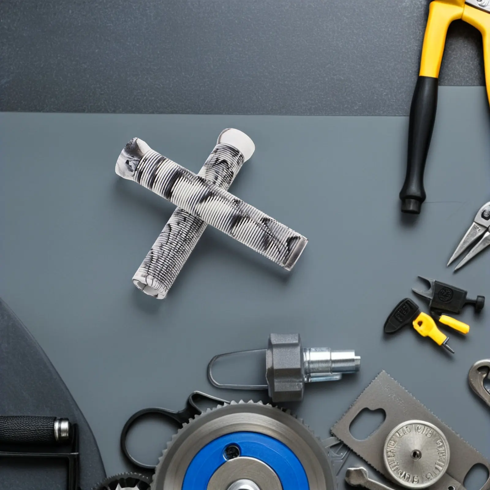 

2 шт. противоскользящие велосипедные ручки с амортизацией, резиновые накладки на руль, универсальные сменные ручки для горного велосипеда