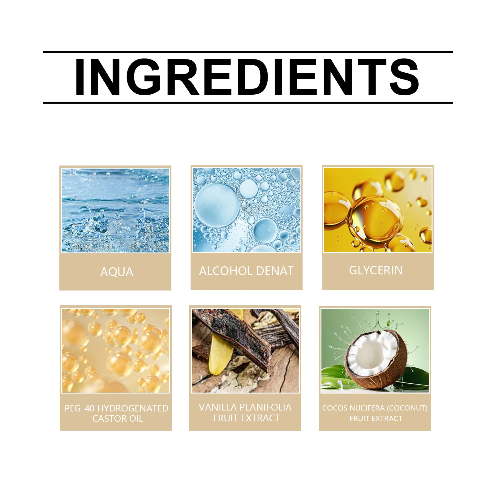 Vanilla Coconut Body Perfume S - Unique Perfume Fragrance ulasan dan harga
