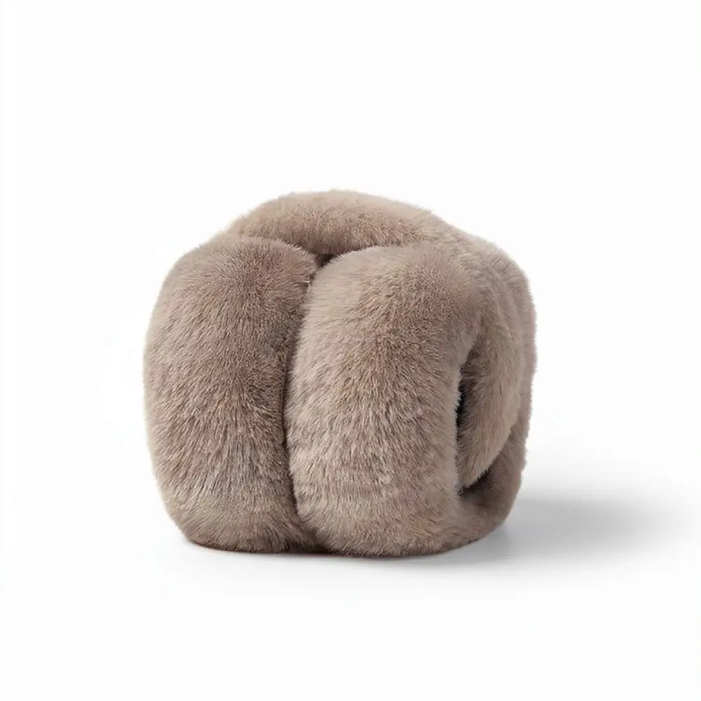 Winter Warm Earmuffs Plush Ear Warmers Foldable Ear Muffs Soft Fluffy Ear Covers For Women Girls Cute Outdoor Cold Protection