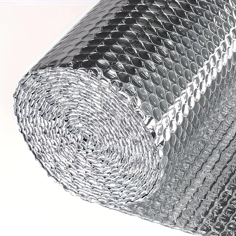 5m/Thermal Insulation Window Sun Blockers Anti Uv Window Film Anti Heat Double Side Aluminum Foam Heat Protection Window Cover