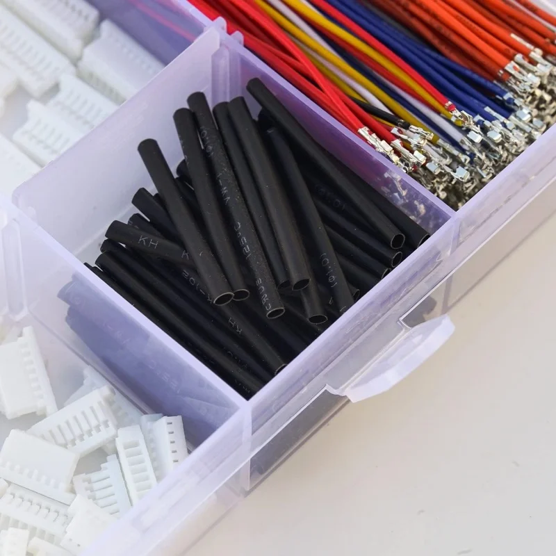 SH1.0MM connector socket kit box 34567891012P pin outer rubber shell cable crimping female terminal wire