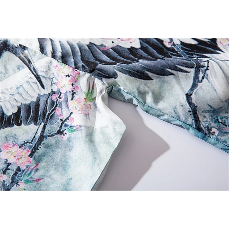 بلوزة كيمونو بيضاء كرين سترة كبيرة الحجم فضفاضة للنساء والرجال أردية هاراجوكو اليابانية