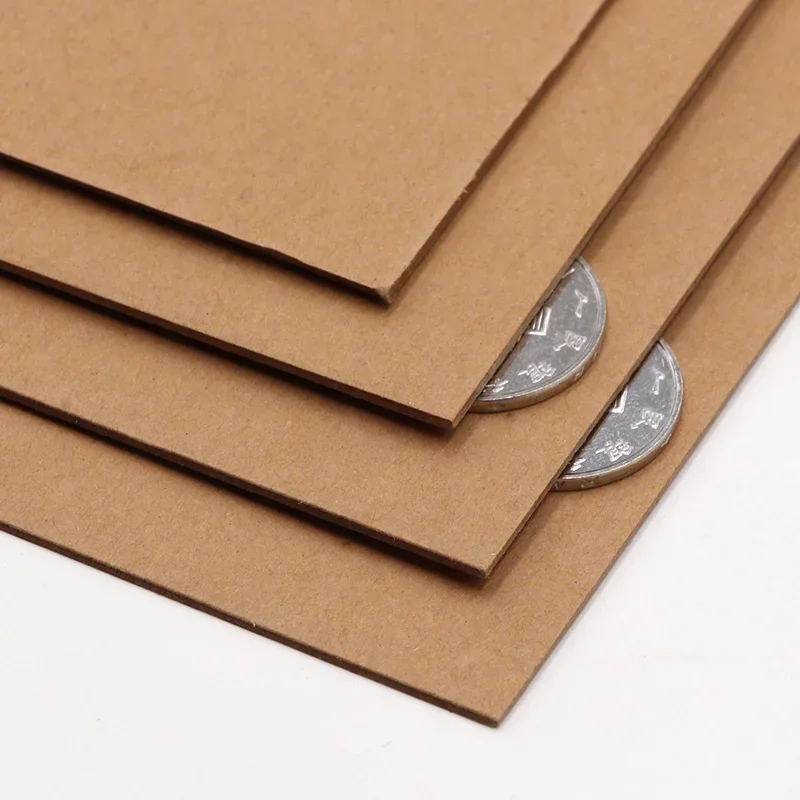 A4/A3 Thick Kraft Paper Board, Cardboard Thickness 0.5mm, 1mm, 1.5mm, 2mm, 3mm, Brown, Handmade Card Making, DIY Craft Peper