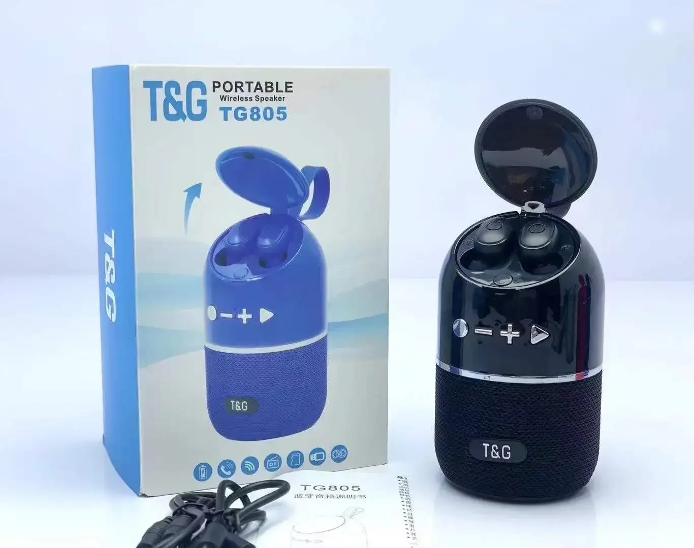 

T & G TG-805 Usb MP3-плеер BT динамик супер качество портативный наружный беспроводной динамик