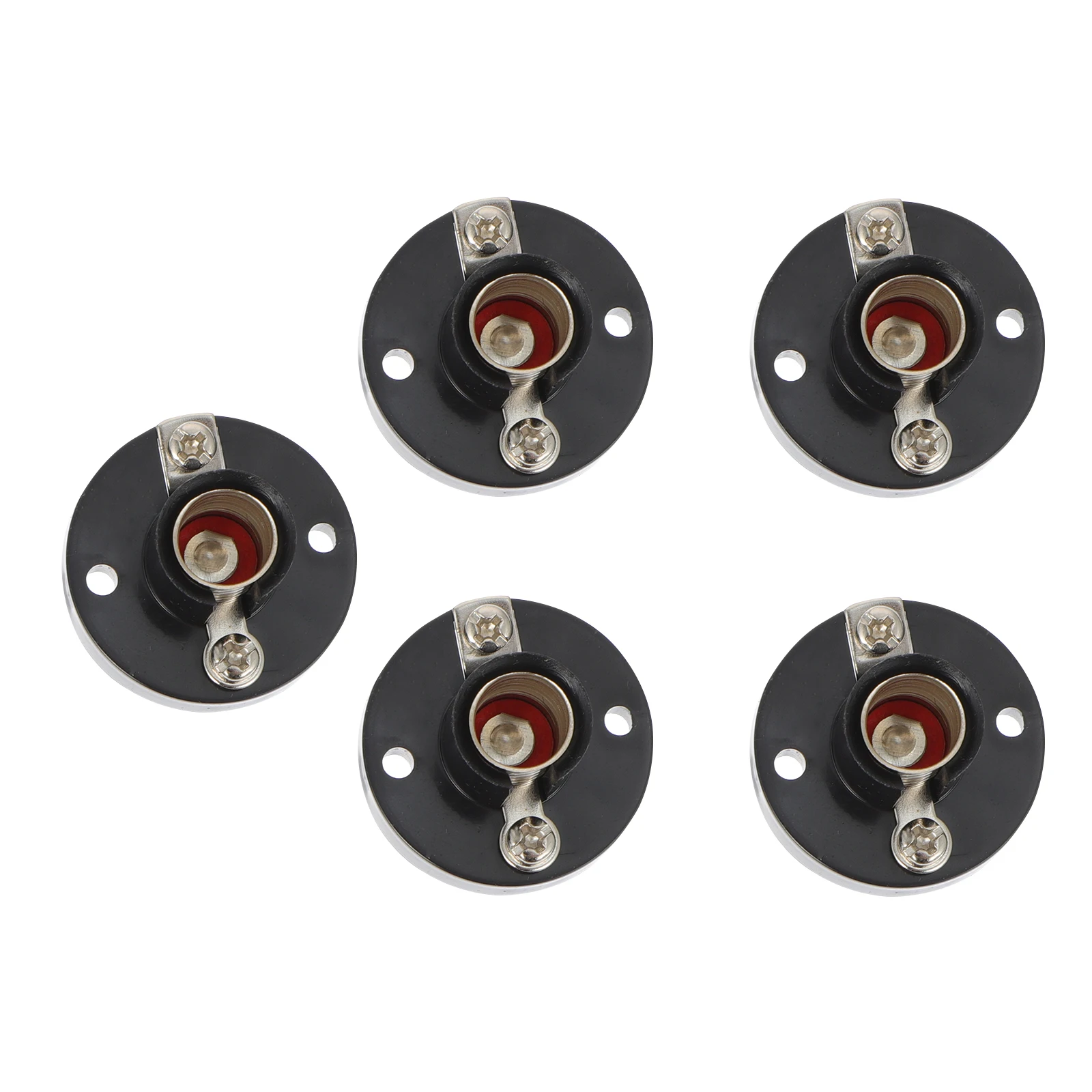 

5pcs Screw Lamp Holder Plastic Socket for Physics Lab Experiments Teaching Aids Random Color Durable Quality