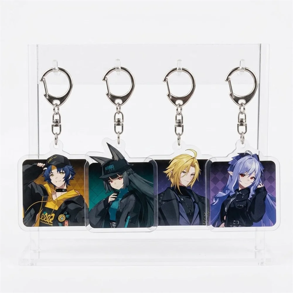 6CM Acrylic Keychain Stand Model Ornament Accessories Goods Christmas Gifts Anime Zenless Zone Zero
