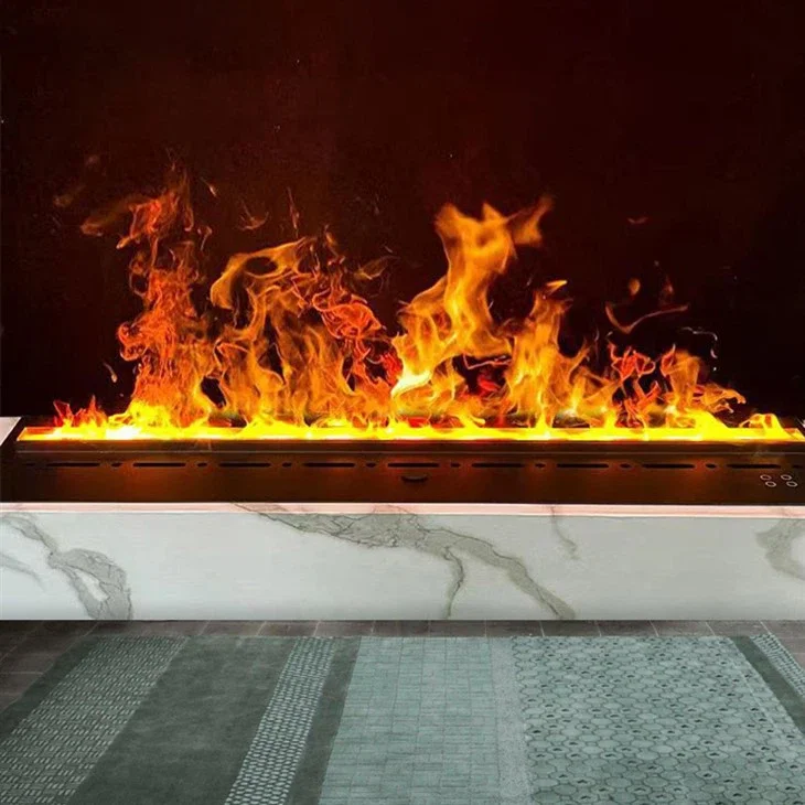 Wholesale Custom Electric Smart Atomizing Fireplace | Outdoor  Use | Realistic Flame Sound Effects | APP Touch Screen