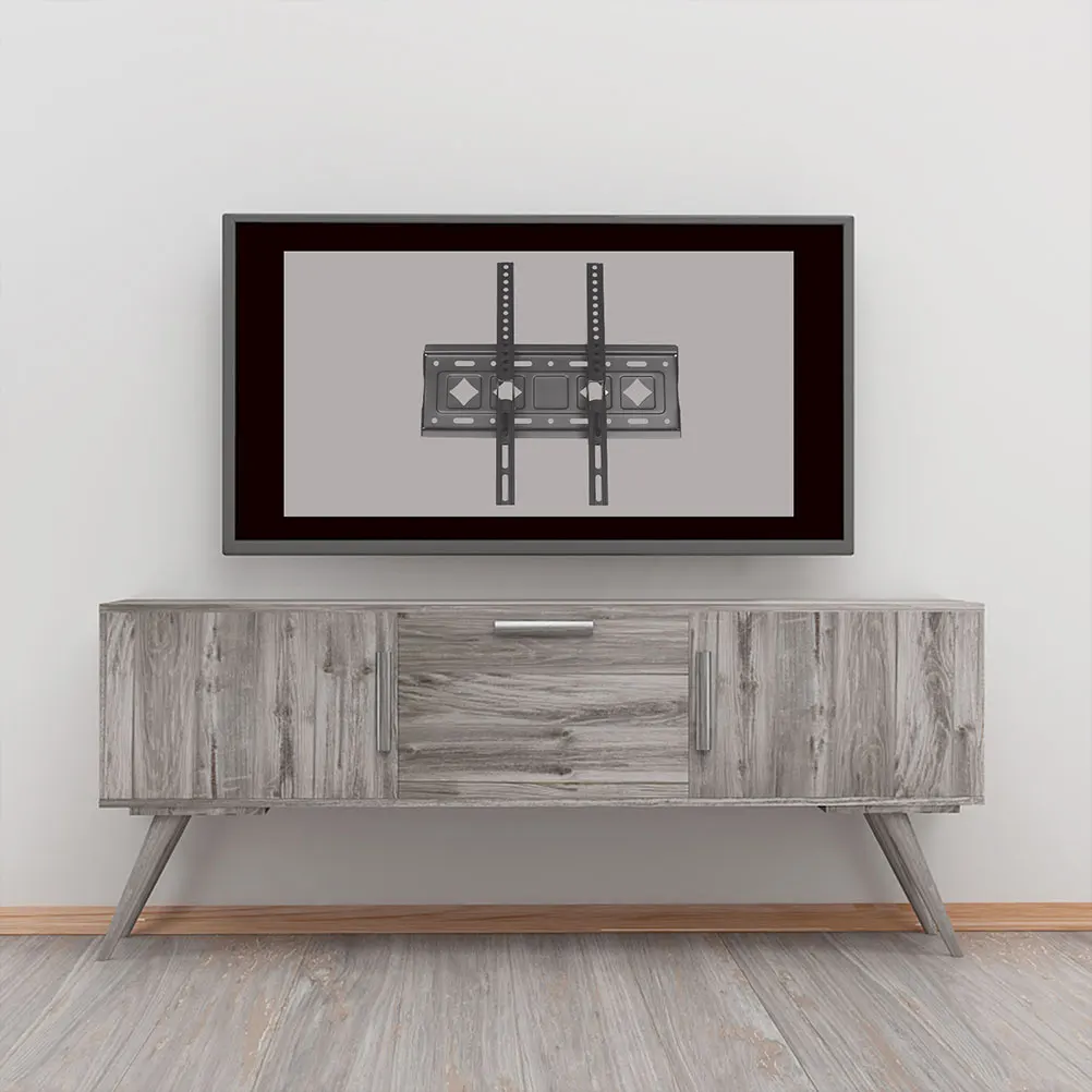 

Wall Mount 26-65 Inch Sturdy Lightweight Bracket Cold Rolled Steel Office Home Stand