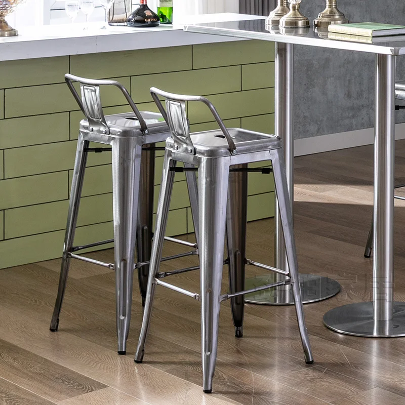 

Современные барные стулья, роскошная мебель, скандинавский современный дизайн, стул для офиса и дома, металлический Sgabelli Da, украшение интерьера бара