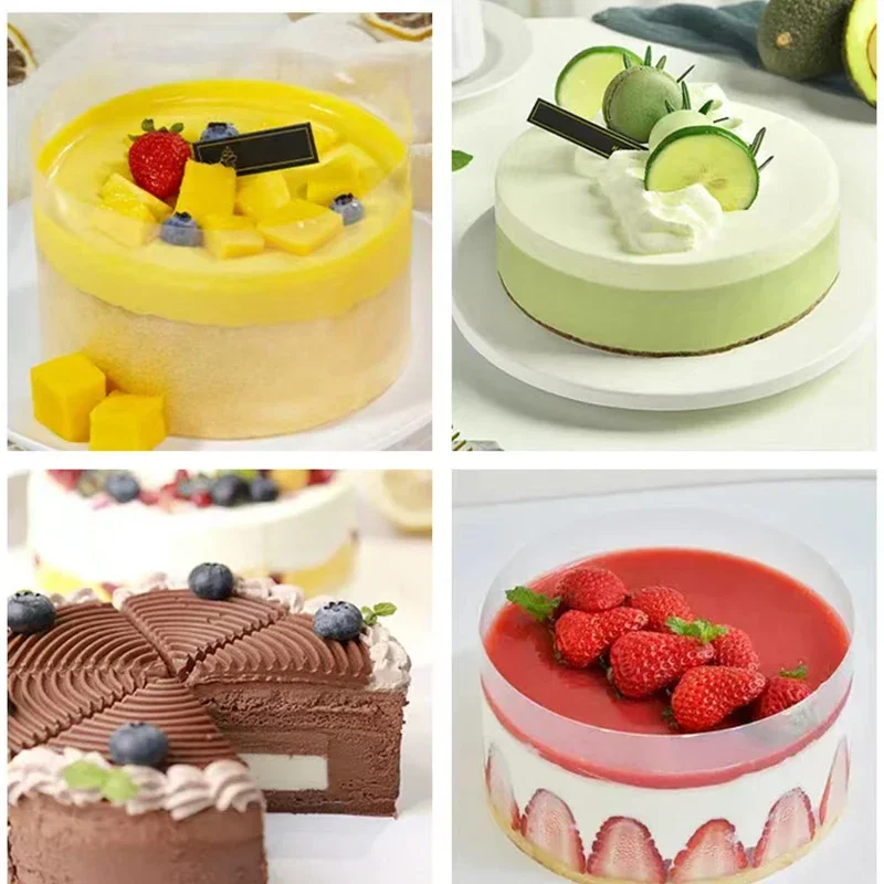 1kg Cake Surround Film 1 Roll Transparent Cake Collar Baking DIY Accessories Kitchen Cake Tools for Mousse Chocolate Pastry